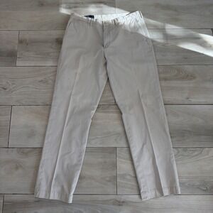 Polo Ralph Lauren Preston Pant Mens 36x34 Tan Cotton Chinos Straight Leg Khaki